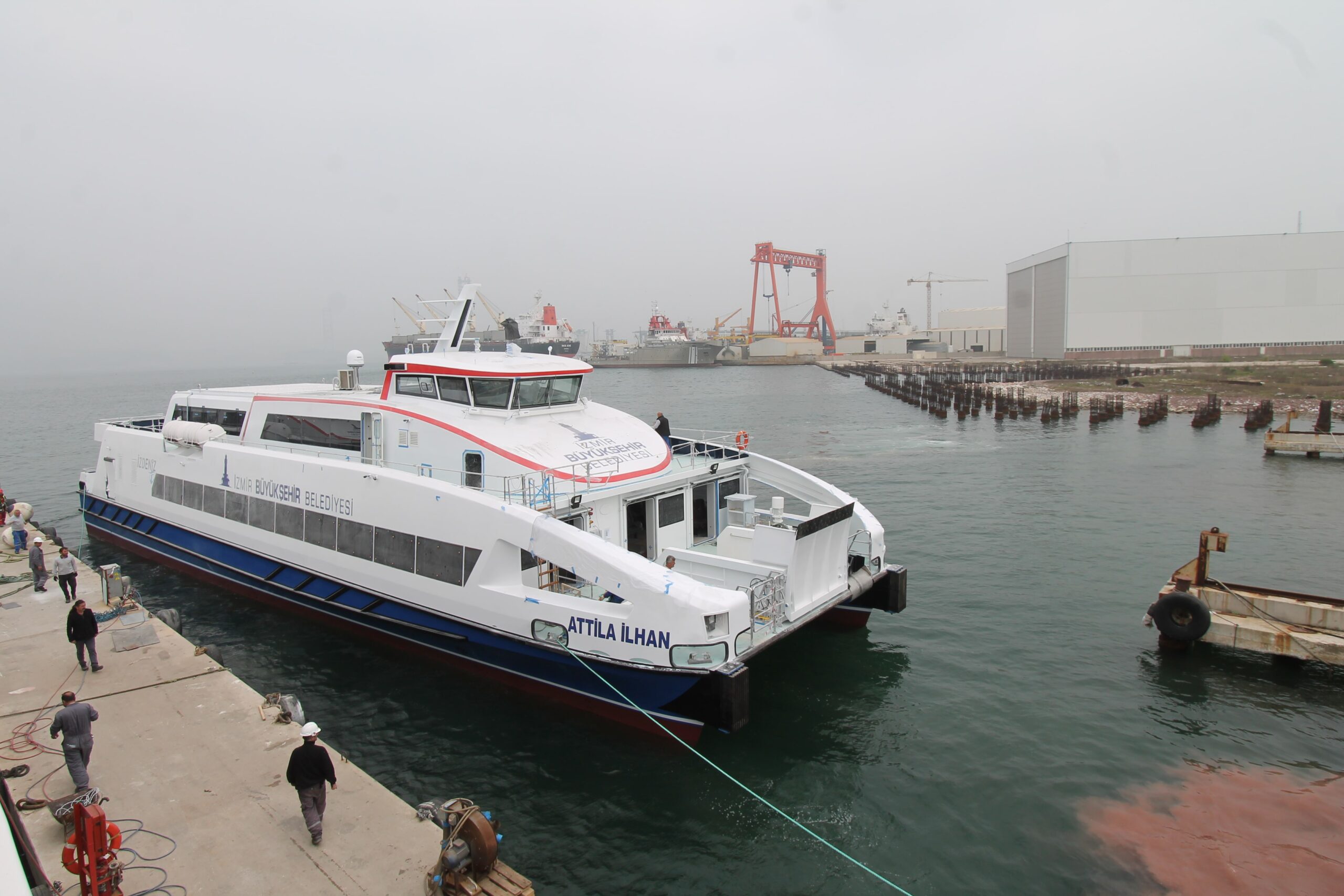 Özata Shipyard Build | ‘Attila İlhan’ Passenger Vessel Built by Özata Shipyard Arrived to Izmir